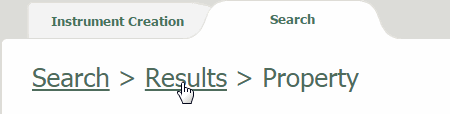 Breadcrumb Links