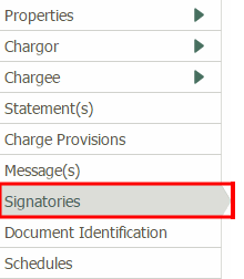 Signatories branch