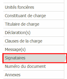 Branche Signataires